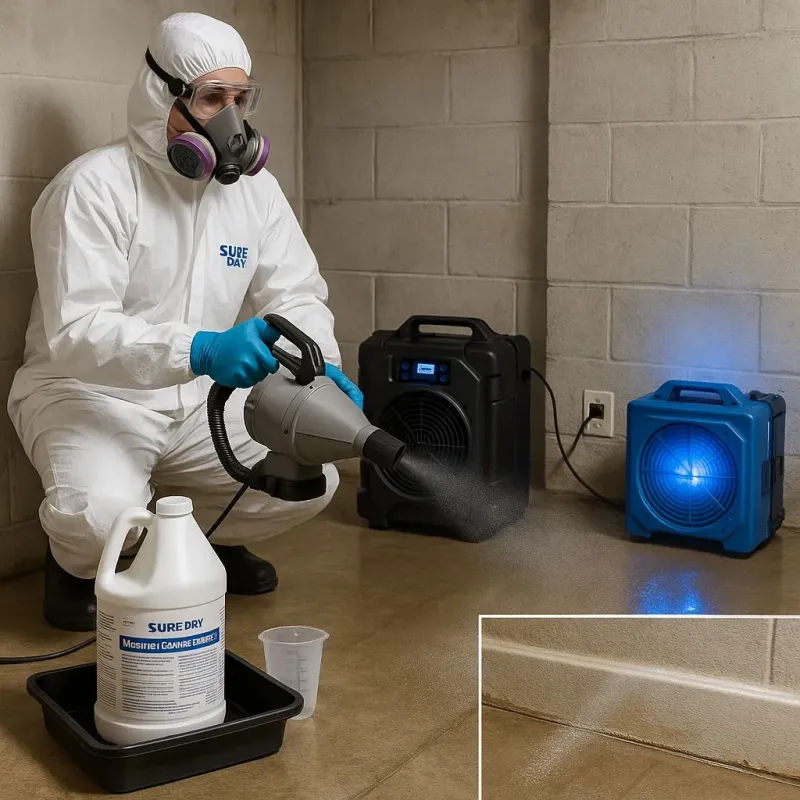 Sanitization and Odor Removal process in North Amherst, MA